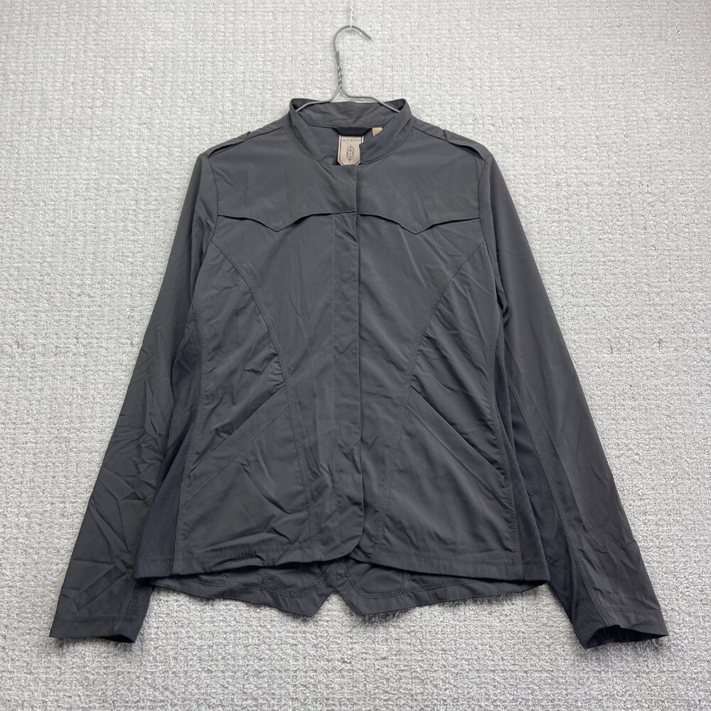 Indygena Ajo III Jacket Women’s Size M Grey Outdoor Hiking Light Windbreaker